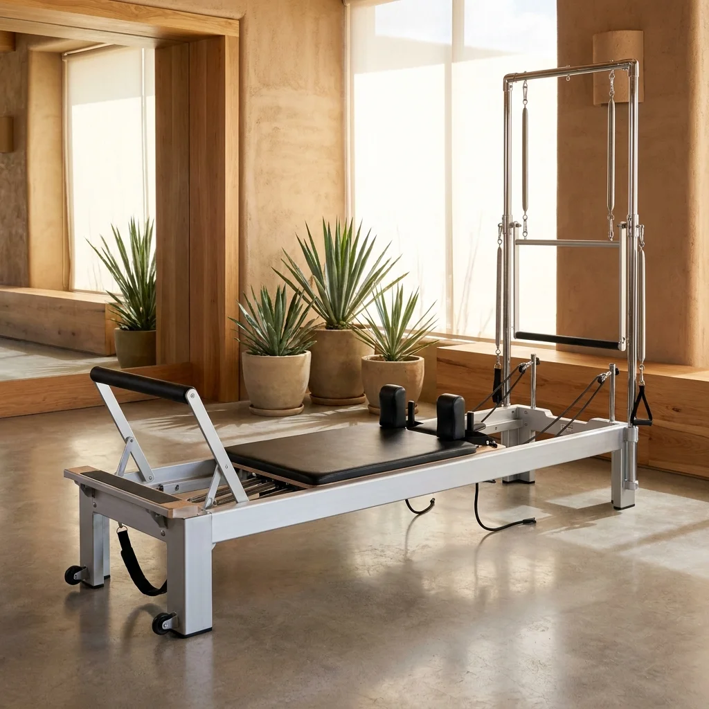 Reformer con Barra Deslizante y Media Torre