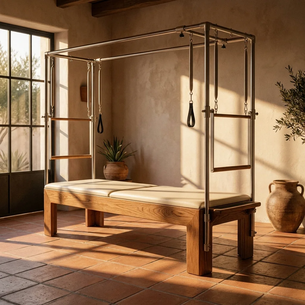 Reformer de Roble con Torre Completa
